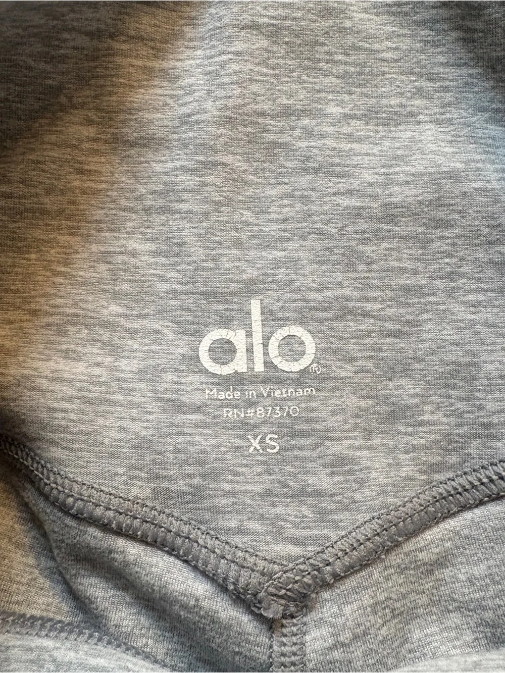 Alo Yoga Alosoft High Waist 7/8 Highlight Legging in Grey Size Women’s XS